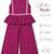 Wine ethnic co-ords