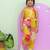 Mustard floral co-ord set