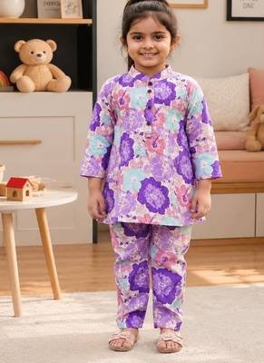 Lavender floral co-ords 1