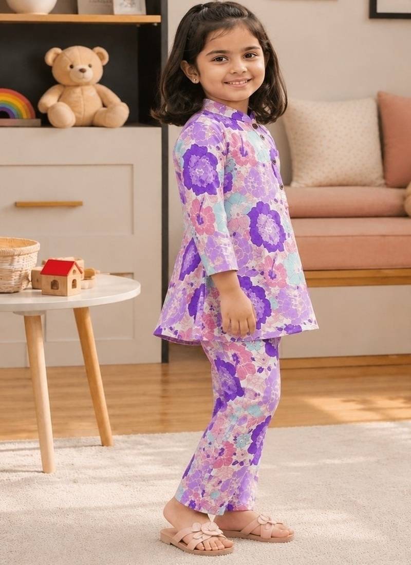 Lavender floral co-ords