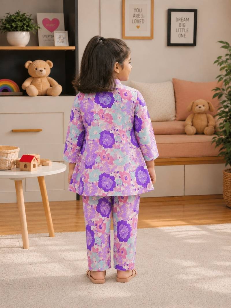 Lavender floral co-ords