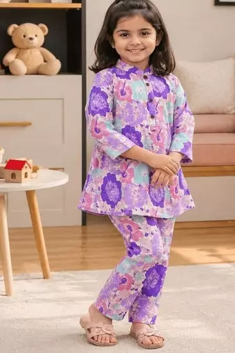 Lavender floral co-ords