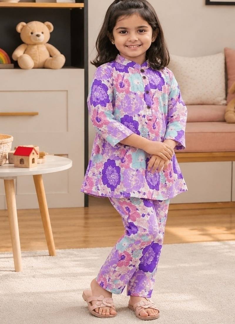 Lavender floral co-ords