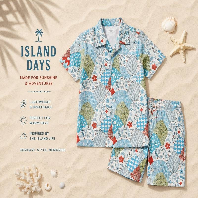 Grey printed cord-set