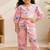 Girls peach tie-dye set