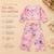 Girls peach tie-dye set