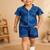 Boys navy abstract co-ord