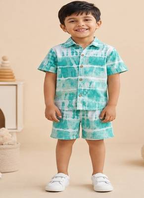 Tie –dye printed cord-set 1