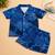 Boys navy abstract co-ord