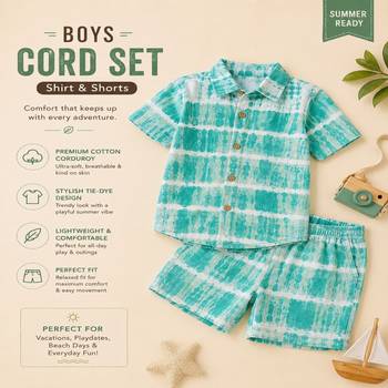 Tie –dye printed cord-set 4