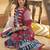 Women Ethnic Motifs Printed Regular Mirror Work Pure Cotton Kurta with Trousers & With Dupatta