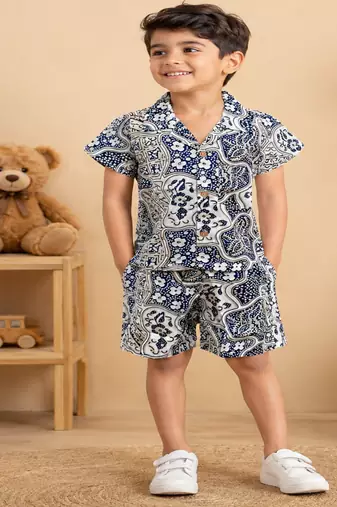 Boys abstract cord set