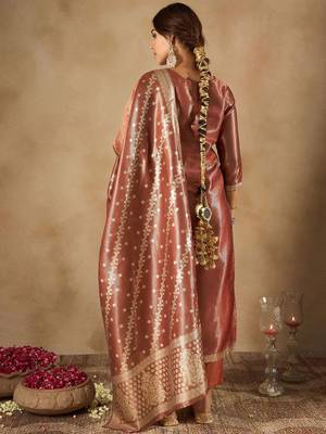 Women Ethnic Motifs Regular Kurta with Trousers & Dupatta 7