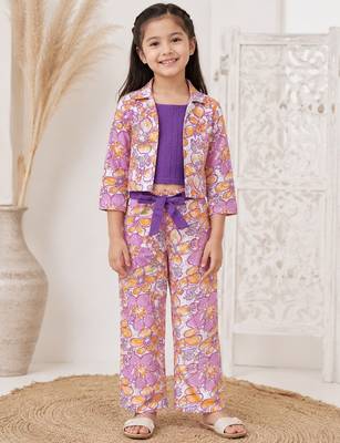 Girls floral 3pc co-ords 1