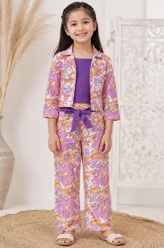 Girls floral 3pc co-ords