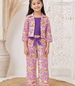 Girls floral 3pc co-ords