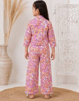 Girls floral 3pc co-ords 2