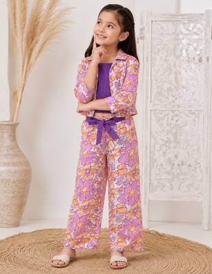 Girls floral 3pc co-ords 4