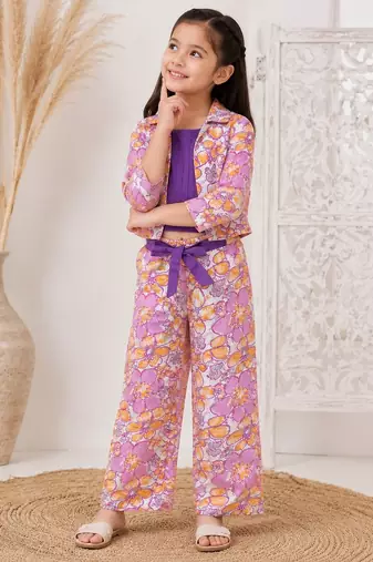 Girls floral 3pc co-ords