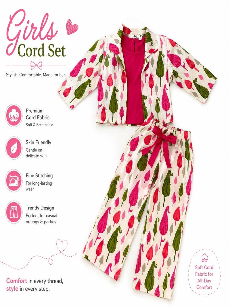Pink 3pc co-ord set