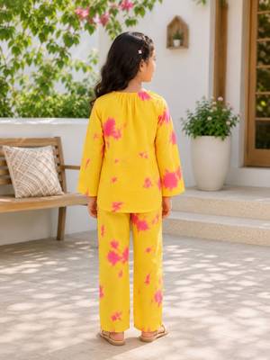 Yellow pink co-ord set 4