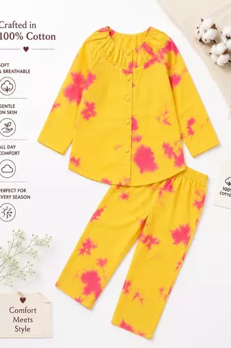 Yellow pink co-ord set