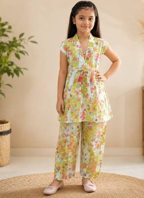 Yellow polka co-ord set 1