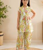Yellow polka co-ord set