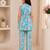 Sky blue floral co-ords