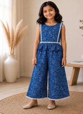 Indigo print co-ord set 1