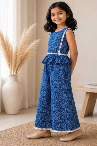 Indigo print co-ord set