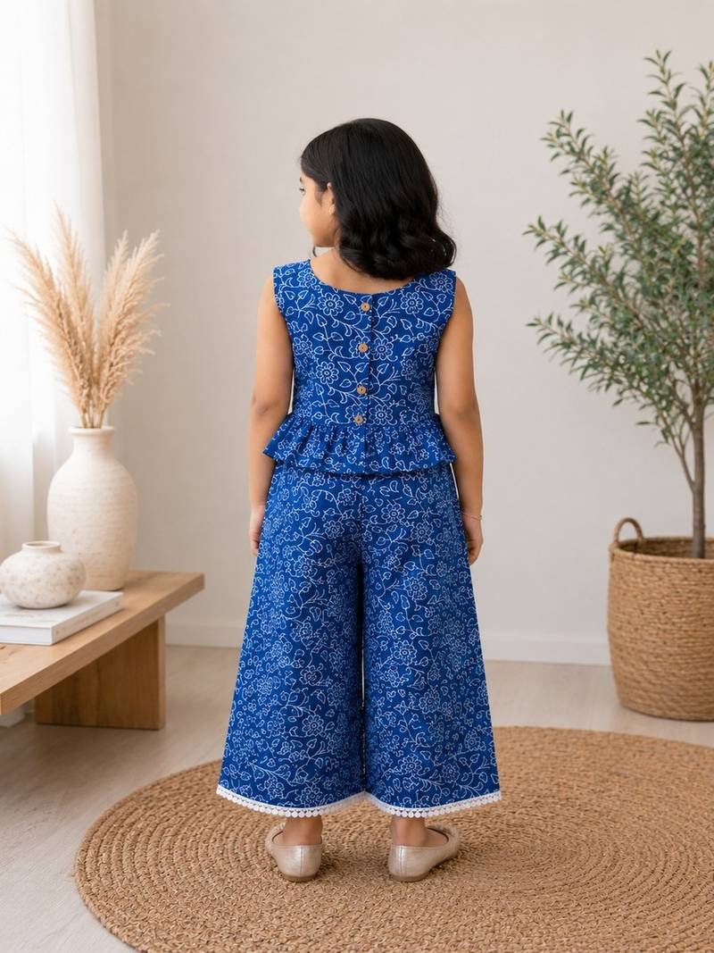 Indigo print co-ord set