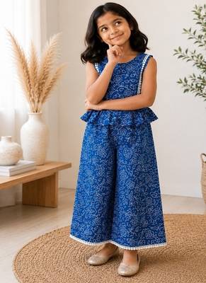 Indigo print co-ord set 4