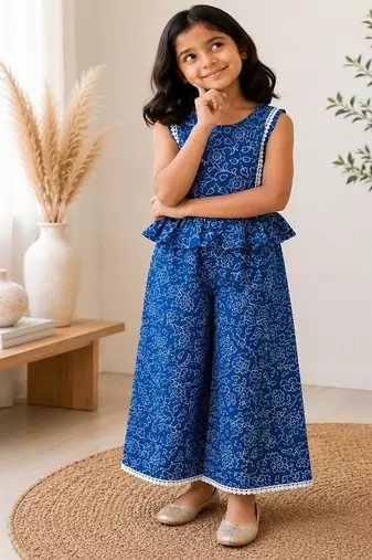 Indigo print co-ord set