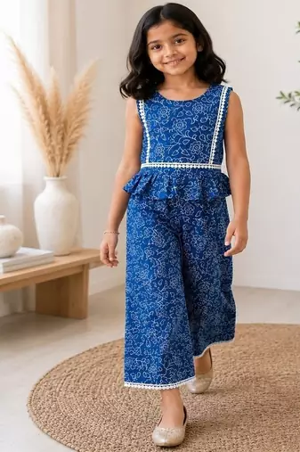 Indigo print co-ord set