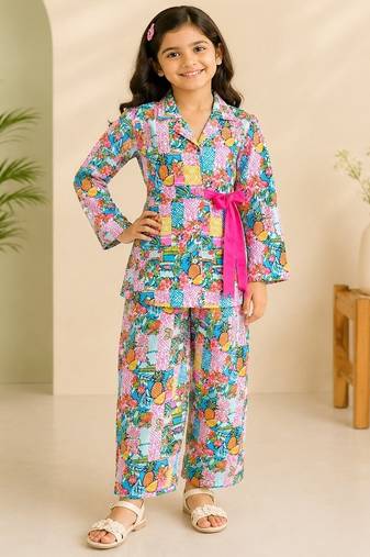 Pink fruit co-ord set