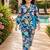Blue printed co-ords
