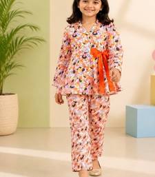 Orange floral co-ord set