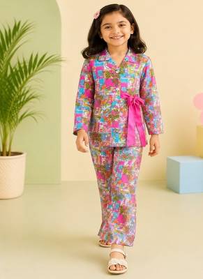Pink tropical co-ord set 1