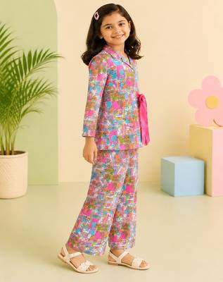 Pink tropical co-ord set 2