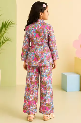 Pink tropical co-ord set
