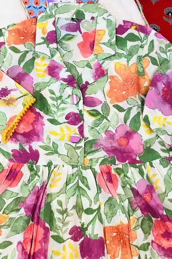 Purple floral co-ord set