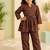 Brown polka co-ord set