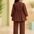 Brown polka co-ord set