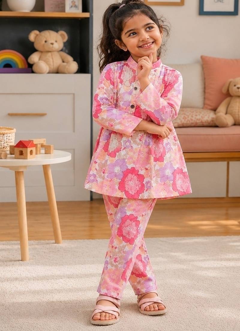 Floral pink co-ords