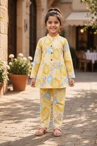 Yellow floral co-ords