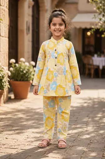Yellow floral co-ords