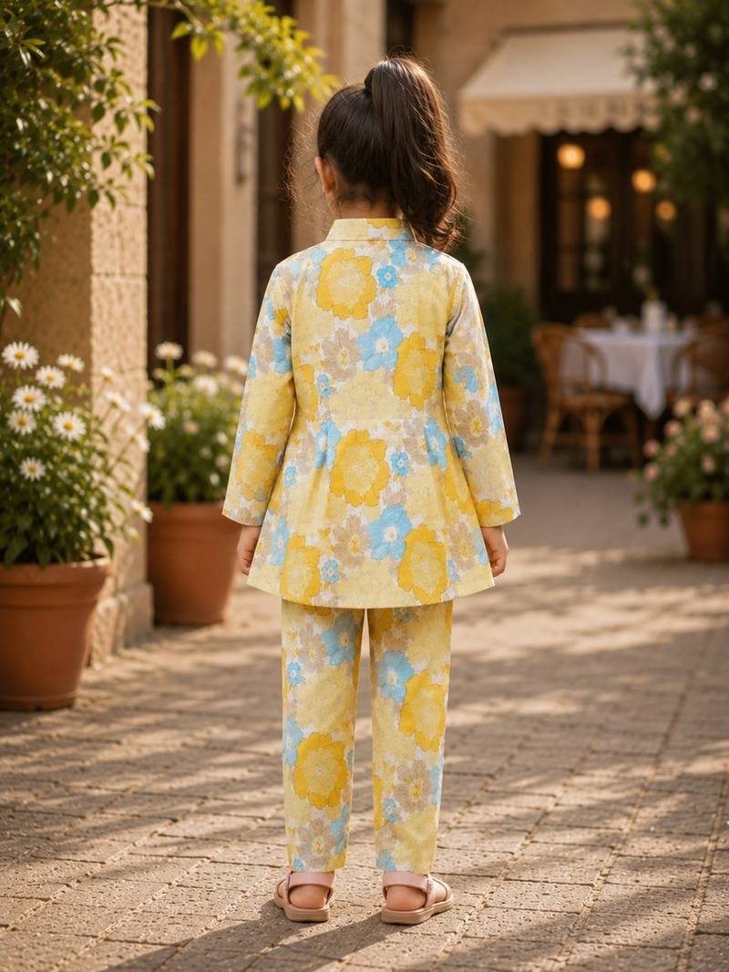 Yellow floral co-ords