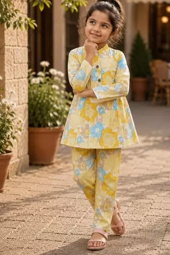 Yellow floral co-ords