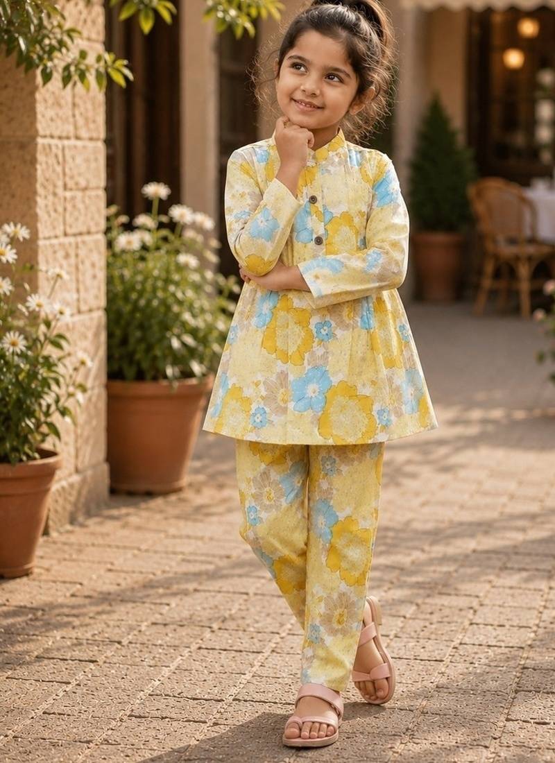Yellow floral co-ords